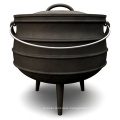 Pre-Seaeoned Cast Iron Camping Potjie Pot